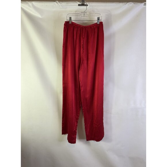 Vintage Y2K Victorias Secret Soft Satin Flowy Pajamas Pants Shirt Set - Picture 8 of 11